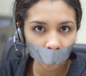 Censored Sign Language Interpreter Working in Video Relay Censored Sign Language Interpreter Working in Video Relay