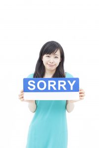 sign language interpreter saying sorry