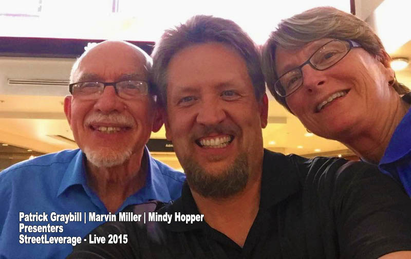 StreetLeverage - Live 2015 Presenters Patrick Graybill, Marvin Miller and Mindy Hopper