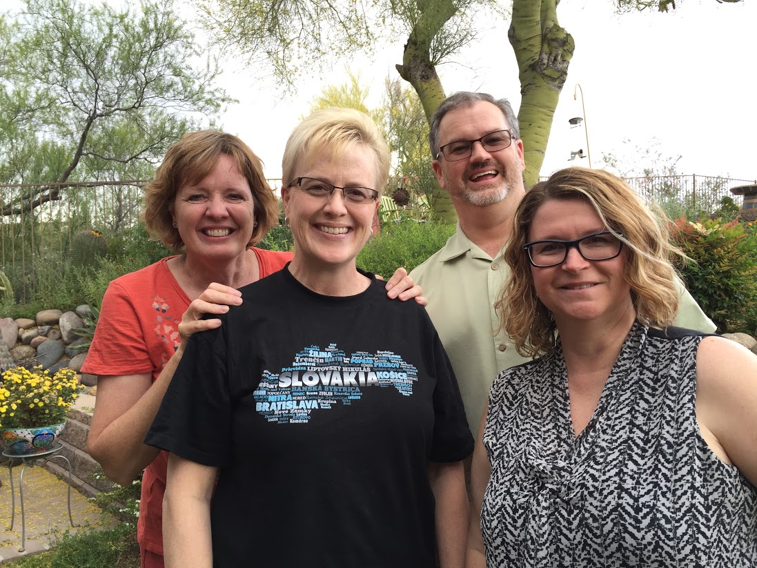 Back: Cindy Volk, Len Roberson. Front: Carolyn Ball, Taralynn Petrites