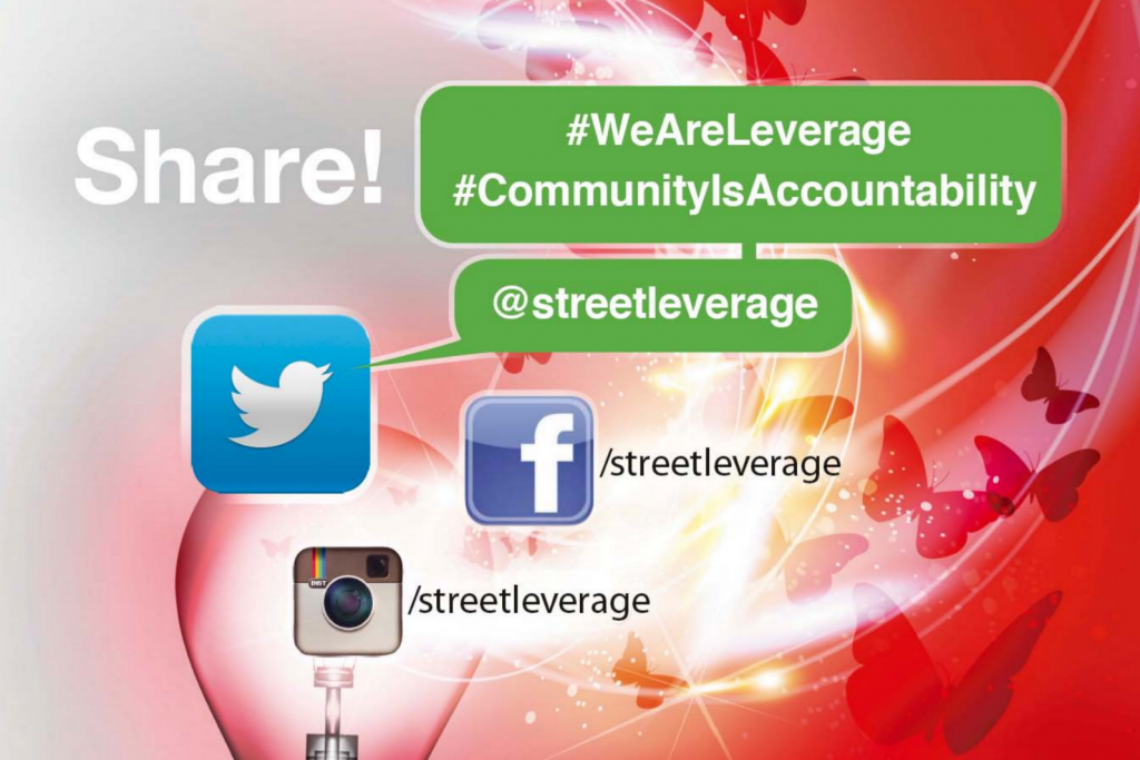 Share StreetLeverage - Live via Social Media